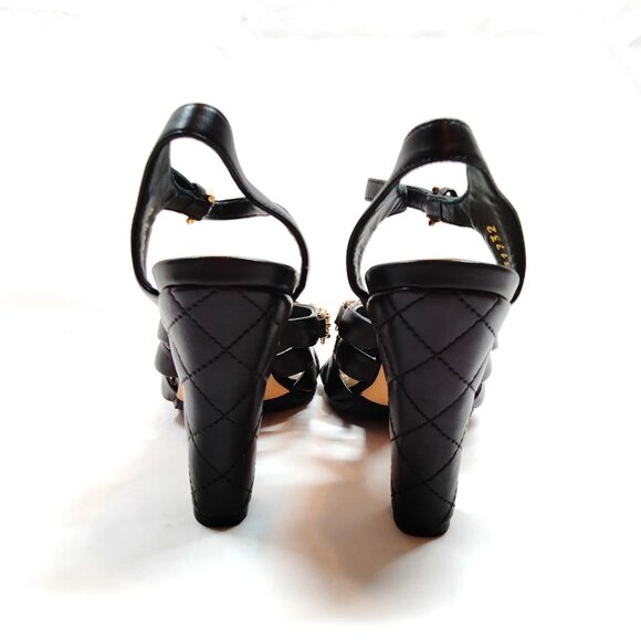 Chanel Sandals Women Black Leather (calf) mon-562-092125 - Picture 4 of 9